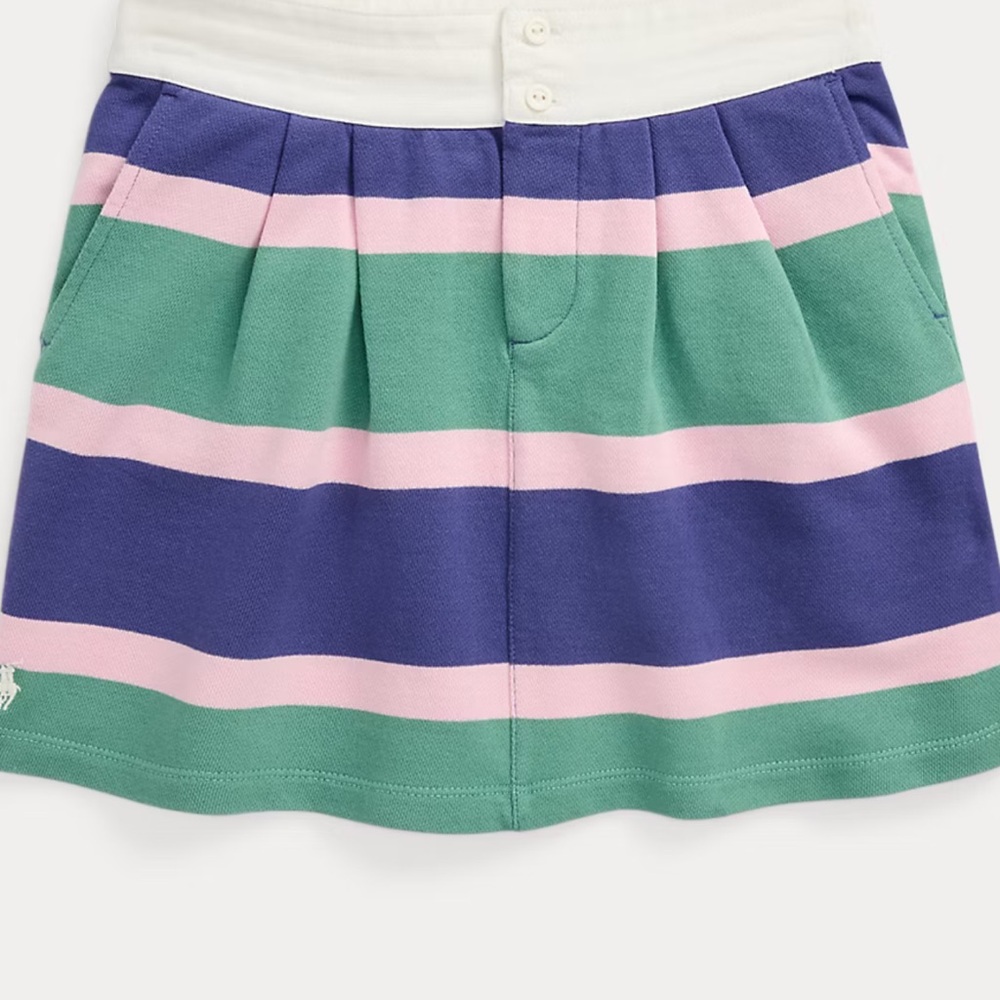 Ralph Lauren Striped Skirt in Pink, Green, and Blue